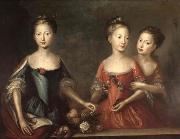 Martin Maingaud The daughters of George II oil painting on canvas